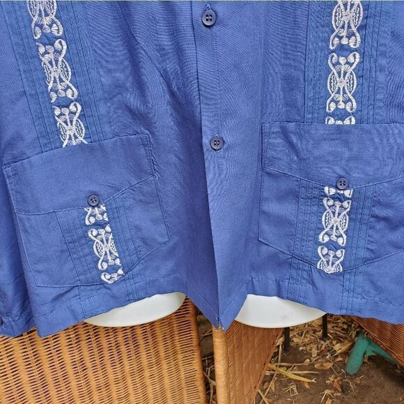 Maximos USA Yucatan Blue Shirt L - Picture 4 of 7